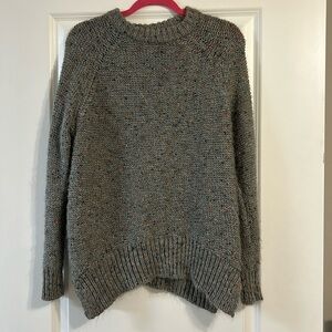Mossimo Gray with Multicolored Specs Sweater Size Small